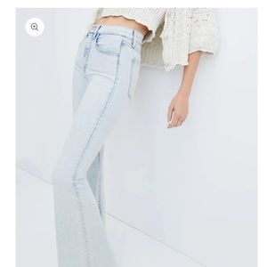 Veronica Beard Light Blue Flare Jeans